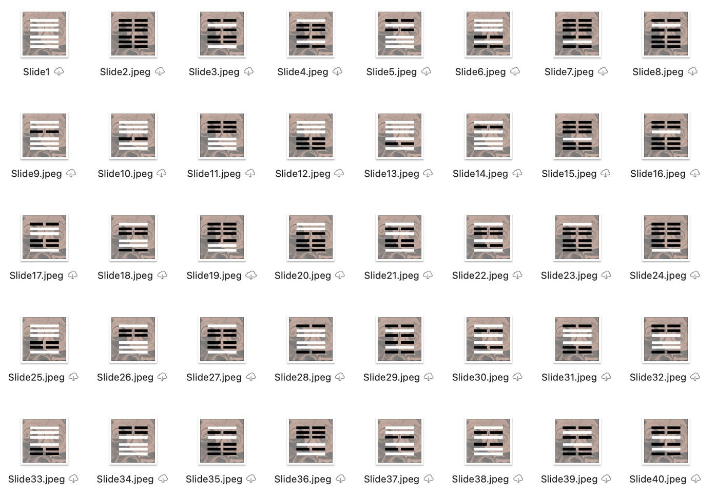 I-Ching Icons Design